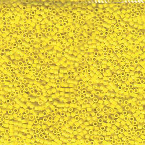Miyuki 11/0 Delica Bead - DB721 - Opaque Yellow