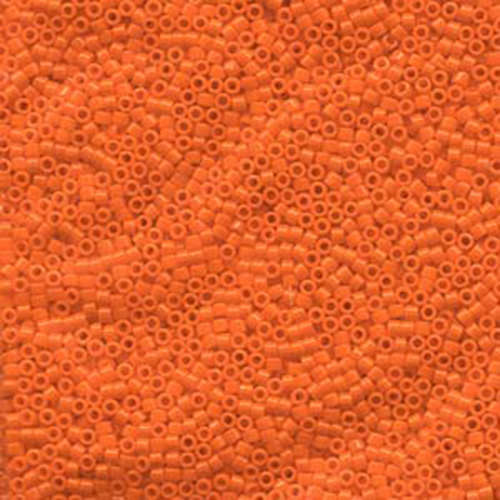 Miyuki 11/0 Delica Bead - DB722 - Opaque Orange