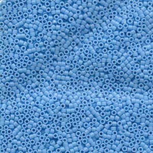 Miyuki 11/0 Delica Bead - DB725 - Opaque Light Blue
