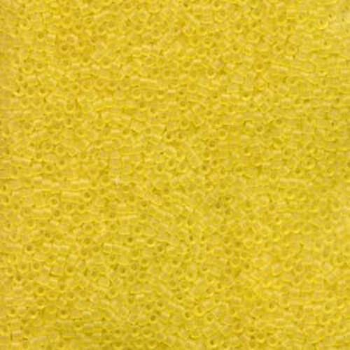 Miyuki 11/0 Delica Bead - DB743 - Matte Transparent Yellow