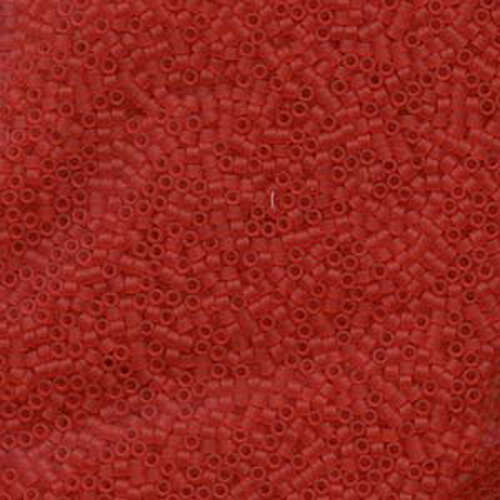 Miyuki 11/0 Delica Bead - DB745 - Matte Transparent Light Red