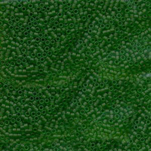 Miyuki 11/0 Delica Bead - DB746 - Matte Transparent Green