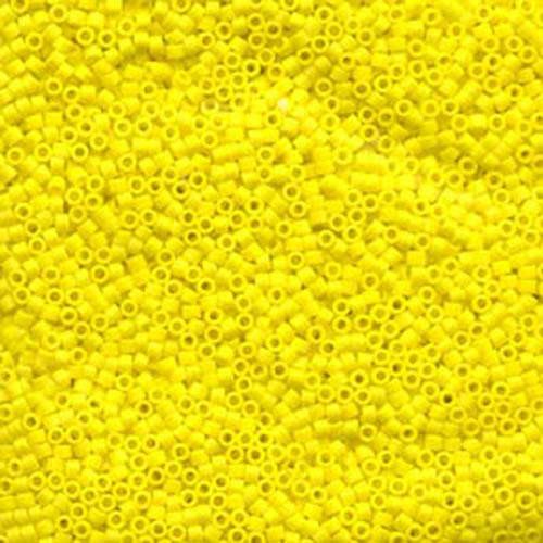Miyuki 11/0 Delica Bead - DB751 - Matte Opaque Yellow