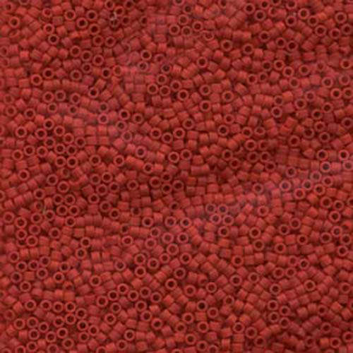 Miyuki 11/0 Delica Bead - DB753 - Matte Opaque Dark Red