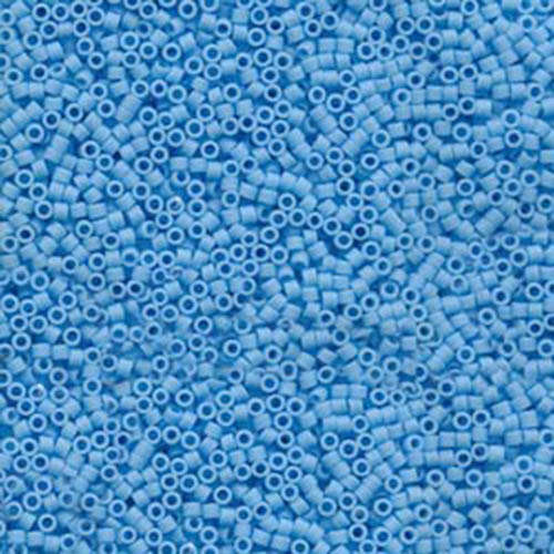 Miyuki 11/0 Delica Bead - DB755 - Matte Opaque Light Blue