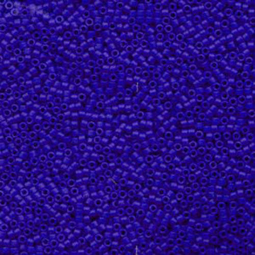Miyuki 11/0 Delica Bead - DB756 - Matte Opaque Royal Blue