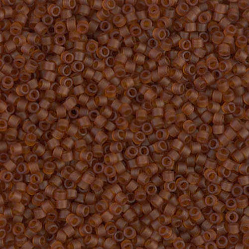 Miyuki 11/0 Delica Bead - DB764 - Matte Transparent Amber