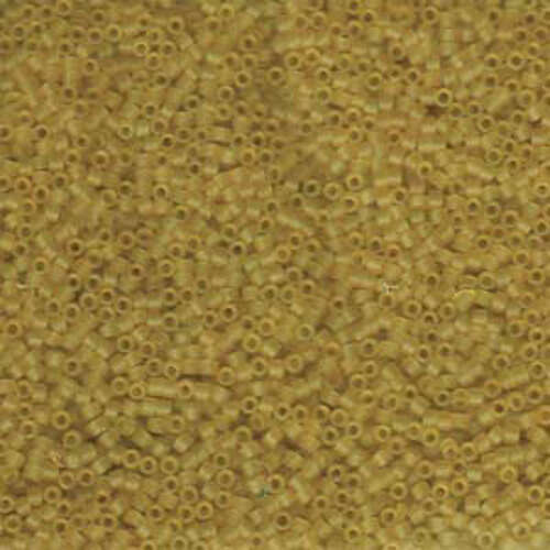 Miyuki 11/0 Delica Bead - DB771 - Matte Transparent Dyed Pale Yellow