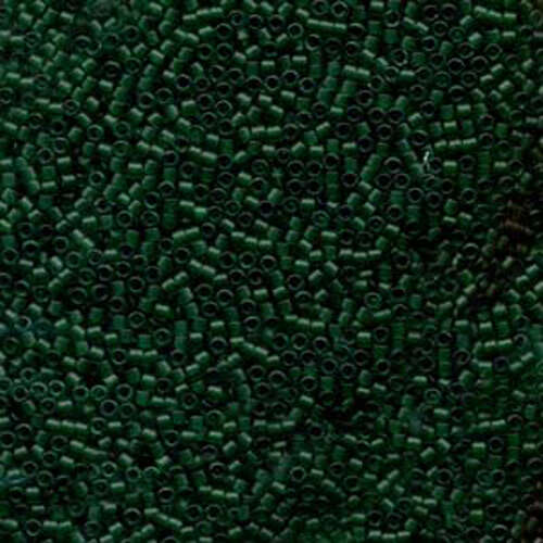 Miyuki 11/0 Delica Bead - DB776 - Matte Transparent Dyed Kelly Green