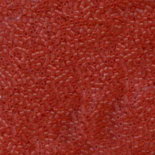 Miyuki 11/0 Delica Bead - DB779 - Matte Transparent Dyed Salmon