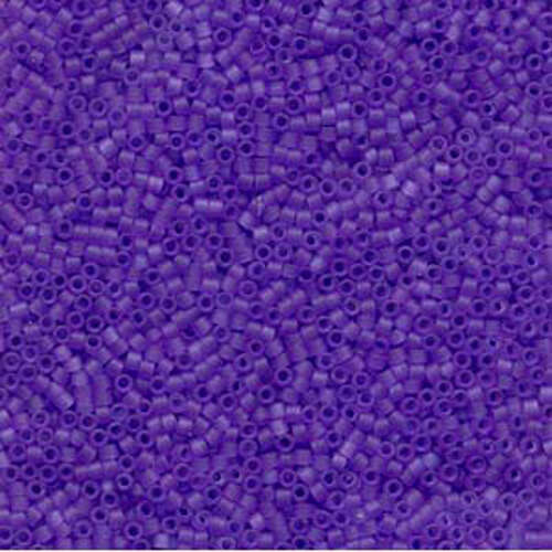 Miyuki 11/0 Delica Bead - DB783 - Matte Transparent Dyed Purple