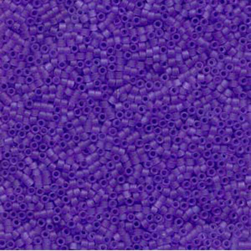 Miyuki 11/0 Delica Bead - DB783 - Matte Transparent Dyed Purple
