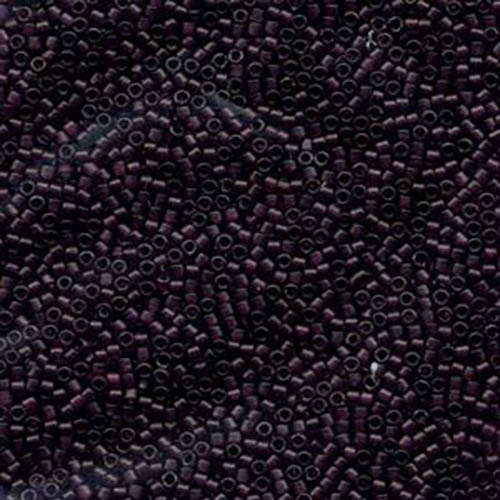 Miyuki 11/0 Delica Bead - DB784 - Matte Transparent Dyed Purple