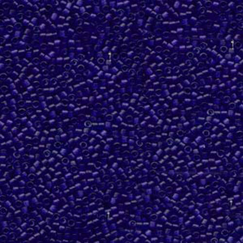 Miyuki 11/0 Delica Bead - DB785 - Matte Transparent Dyed Violet