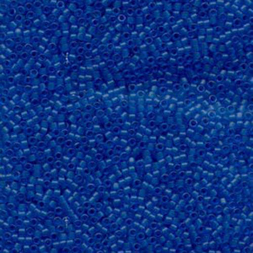 Miyuki 11/0 Delica Bead - DB787 - Matte Transparent Dyed Aquamarine