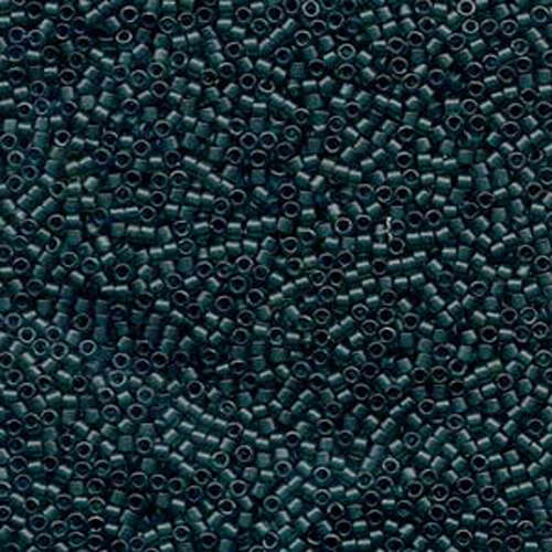 Miyuki 11/0 Delica Bead - DB788 - Matte Transparent Dyed Blue Zircon