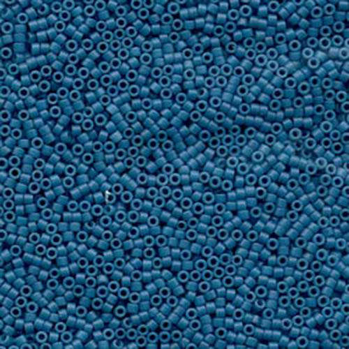 Miyuki 11/0 Delica Bead - DB798 - Matte Opaque Dyed Capri Blue