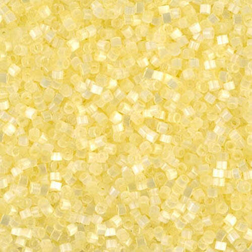 Miyuki 11/0 Delica Bead - DB0823-1 - Light Yellow Silk Satin - Lead Free