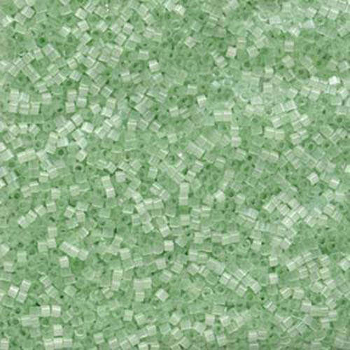 Miyuki 11/0 Delica Bead - DB828 - Pale Green Silk Satin
