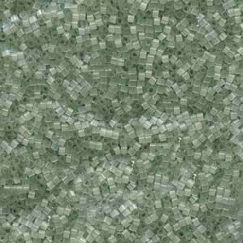 Miyuki 11/0 Delica Bead - DB829 - Pale Moss Green Silk Satin