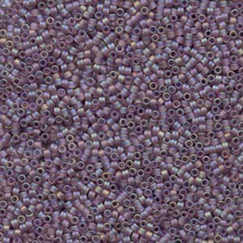 Miyuki 11/0 Delica Bead - DB857 - Matte Transparent Light Amethyst AB