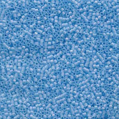 Miyuki 11/0 Delica Bead - DB861 - Matte Transparent Sky Blue AB