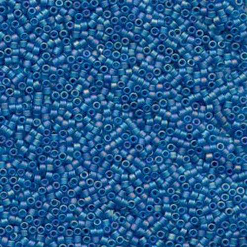 Miyuki 11/0 Delica Bead - DB862 - Matte Transparent Light Blue AB