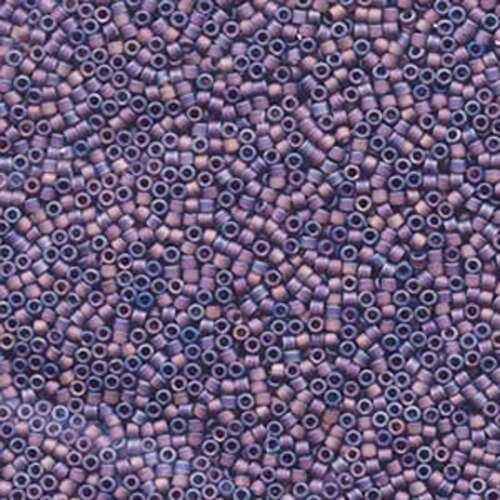 Miyuki 11/0 Delica Bead - DB869 - Matte Transparent Mauve AB