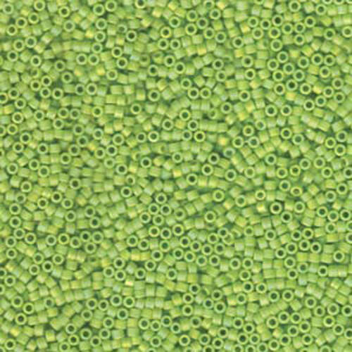 Miyuki 11/0 Delica Bead - DB876 - Matte Opaque Chartreuse AB