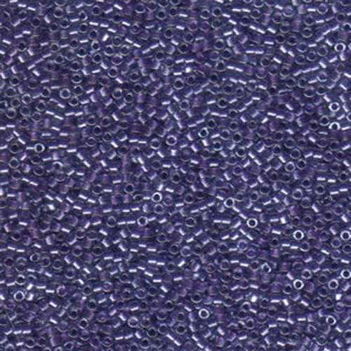 Miyuki 11/0 Delica Bead - DB906 - Sparkling Purple Lined Crystal