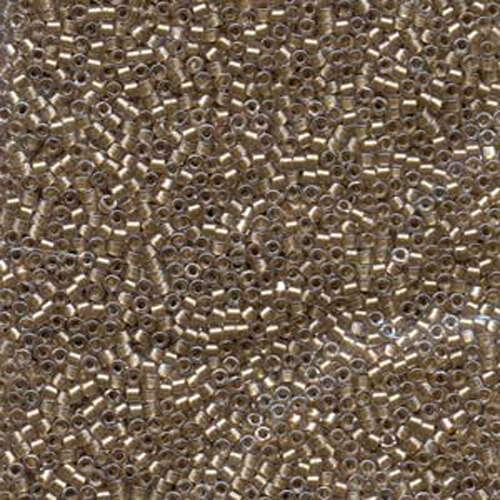 Miyuki 11/0 Delica Bead - DB907 - Sparkling Light Bronze Light Crystal