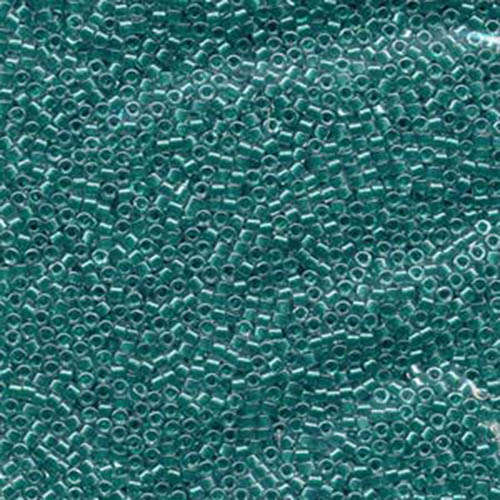 Miyuki 11/0 Delica Bead - DB918 - Sparkling Teal Lined Crystal