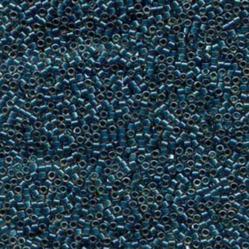 Miyuki 11/0 Delica Bead - DB921 - Sparkling Teal Lined Topaz