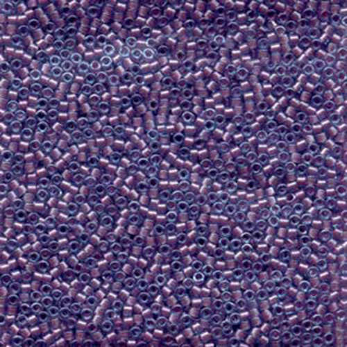 Miyuki 11/0 Delica Bead - DB922 - Sparkling Rose Lined Aqua