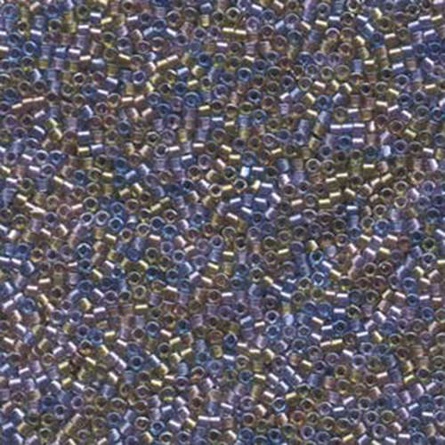 Miyuki 11/0 Delica Bead - DB986 - Lined Purple / Bronze Mix
