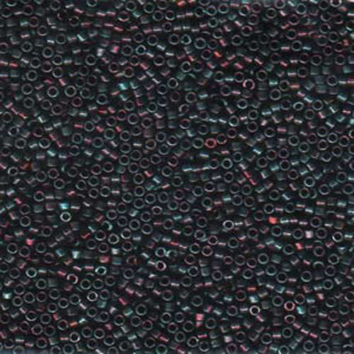 Miyuki 11/0 Delica Bead - DB1003 - Metallic Midnight Blue Gold Iris