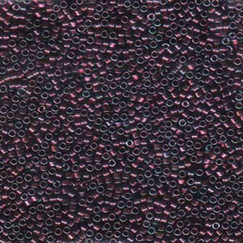 Miyuki 11/0 Delica Bead - DB1004 - Metallic Red Purple Gold Iris