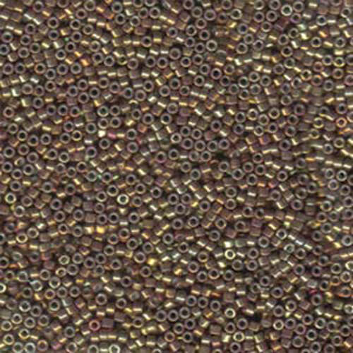 Miyuki 11/0 Delica Bead - DB1010 - Metallic Earth Batik Luster