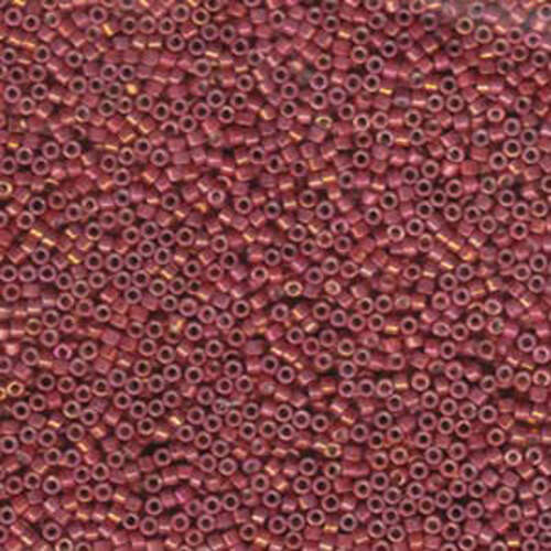 Miyuki 11/0 Delica Bead - DB1016 - Metallic Rhubarb Luster