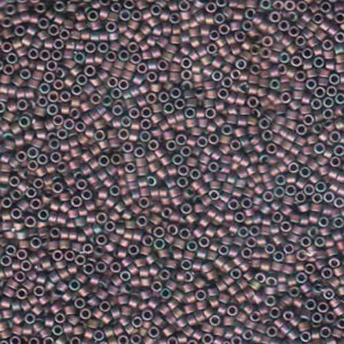 Miyuki 11/0 Delica Bead - DB1056 - Matte Metallic Rose / Gold Iris