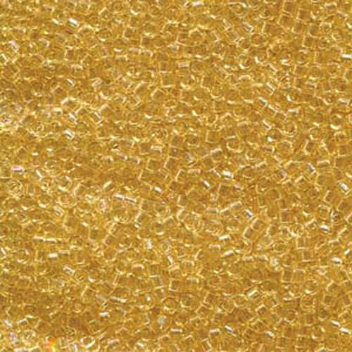 Miyuki 11/0 Delica Bead - DB1112 - Transparent Crystal / Ivory