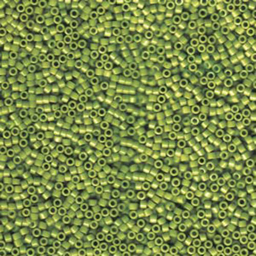 Miyuki 11/0 Delica Bead - DB1135 - Opaque Avocado