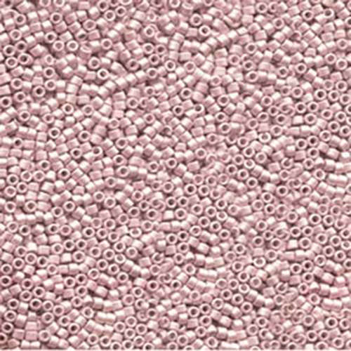 Miyuki 11/0 Delica Bead - DB1156 - Galvanized Semi-Frost Blush