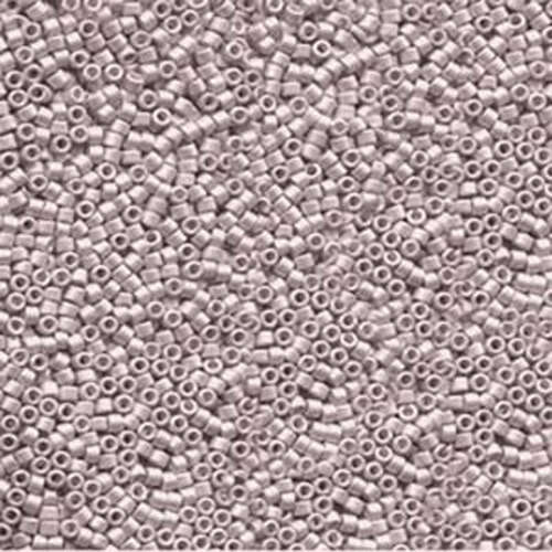Miyuki 11/0 Delica Bead - DB1168 - Matte Galvanized Light Smoky Amethyst
