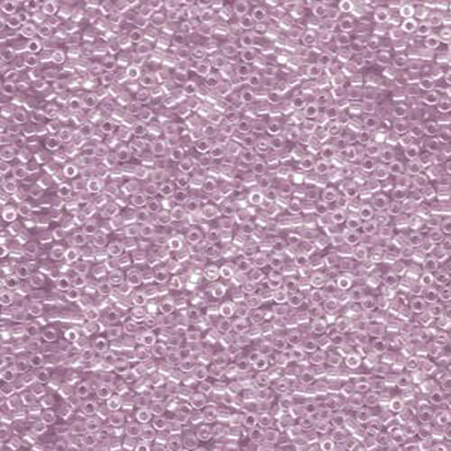 Miyuki 11/0 Delica Bead - DB1225 - Transparent Light Amethyst Luster