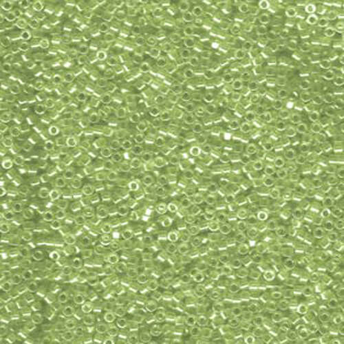 Miyuki 11/0 Delica Bead - DB1227 - Transparent Olive Luster