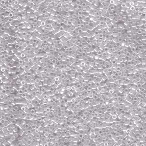Miyuki 11/0 Delica Bead - DB1231 - Transparent Grey Mist Luster