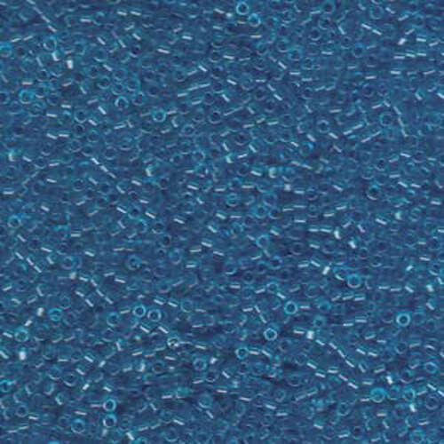 Miyuki 11/0 Delica Bead - DB1318 - Transoarent Dyed Capri Blue