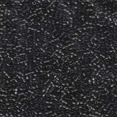 Miyuki 11/0 Delica Bead - DB1319 - Transparent Dyed Dark Grey