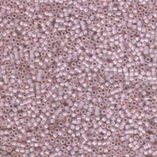 Miyuki 11/0 Delica Bead - DB1457 - Silver Lined Pale Rose Opal